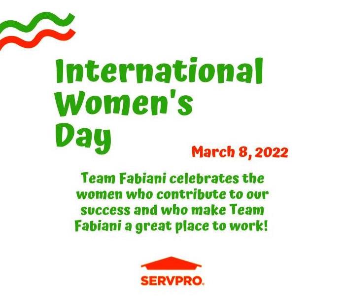 Sign saying International Woman's Day 2022