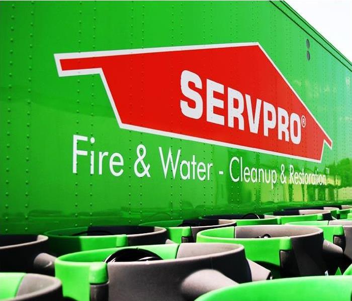SERVPRO warehouse and equipment.